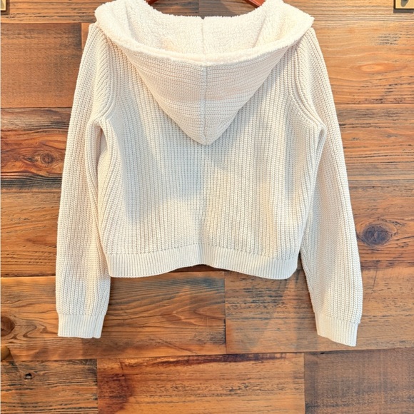 LETY & ME Fleece Hooded Knit Cardigan-Jacket EUC - Picture 2 of 8